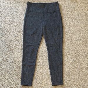 Athleta Delancey Herringbone Tights in Black and White